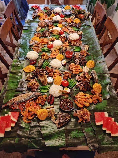 Filipino FOOD BATTLE ULTIMATE Boodle Fight FEAST in Cebu Philippines