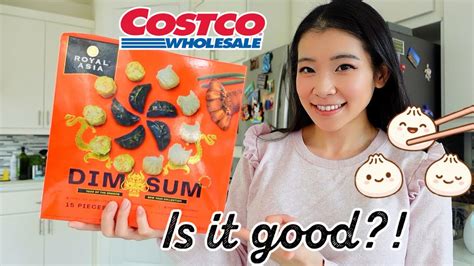 Costco Review Year of the Dragon DIM SUM  the BEST Korean Snack Ever